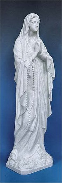 Our Lady Of Lourdes Granite Statue